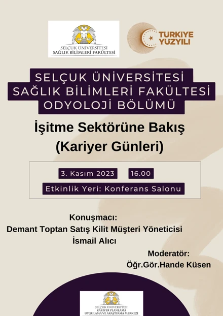 İşitme Sektörüne Bakış (Kariyer Günleri)